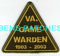VIRGINIA,VIRGINIA GAME WARDEN 1_wm
